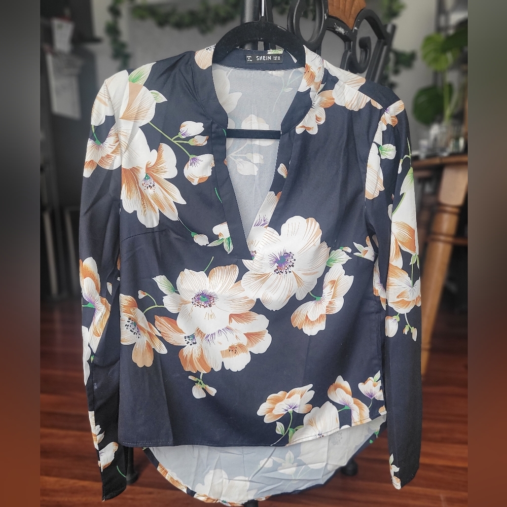 Shein flower shirt